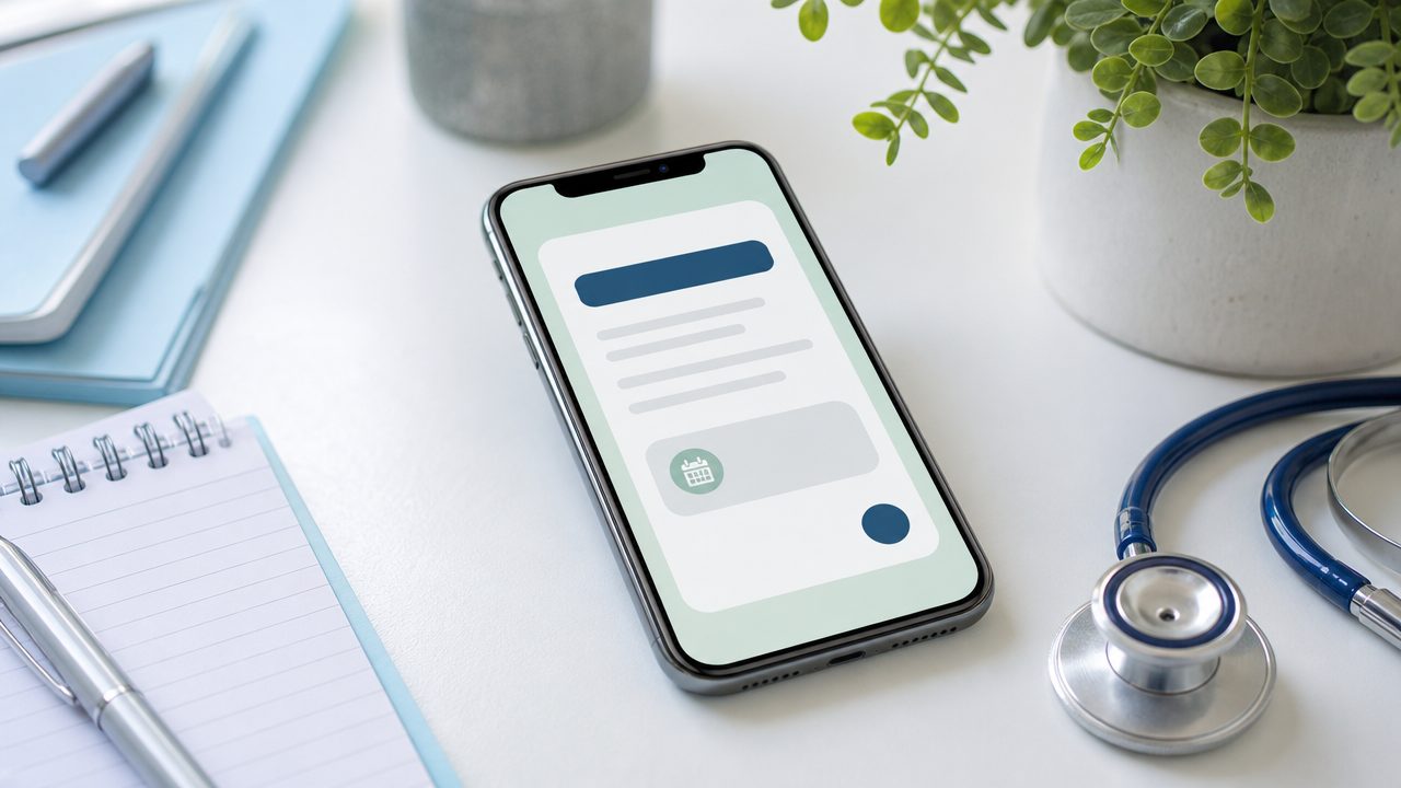 Call-summary van Voice AI telefonist op smartphone